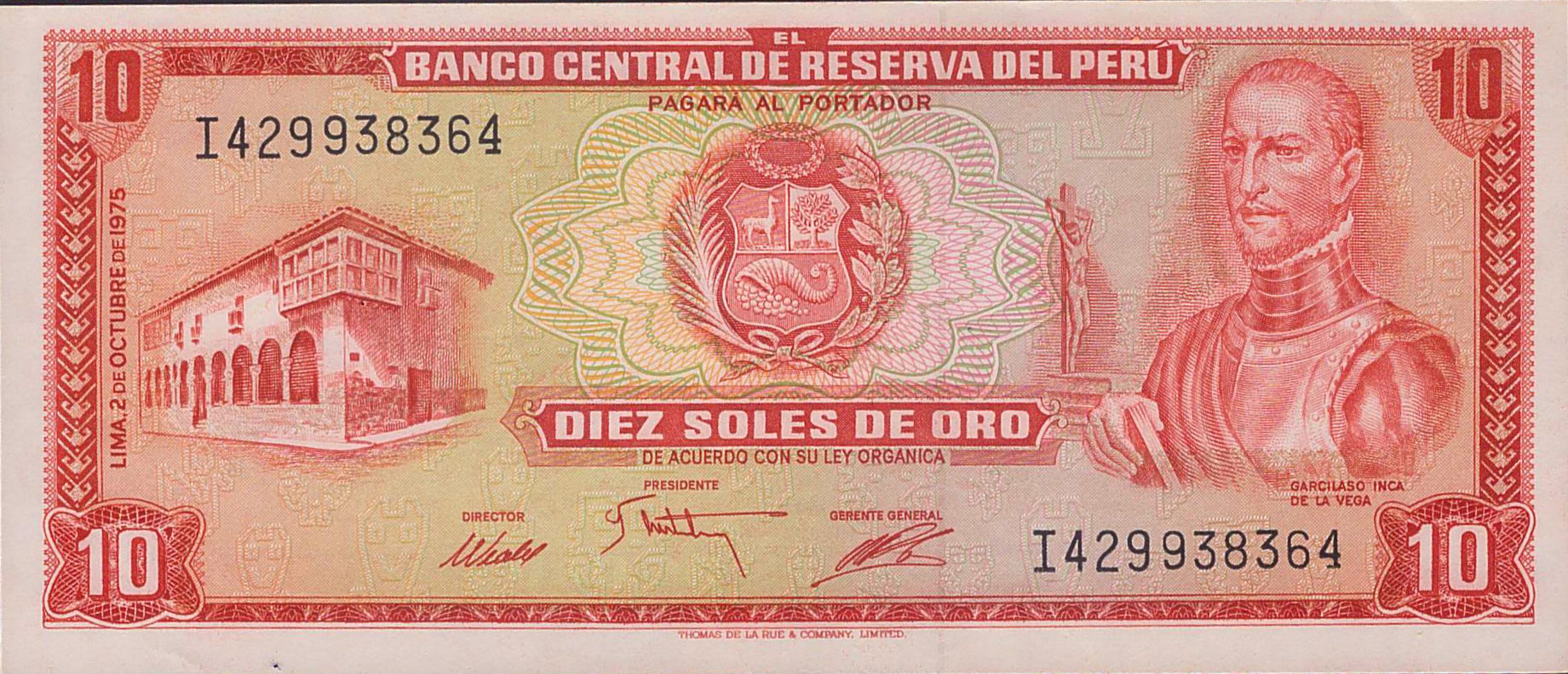 Peru 10 1975 XF P-106